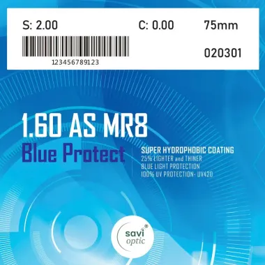 TRÒNG KÍNH SAVI 1.56 EMI/UV420 PROTECT