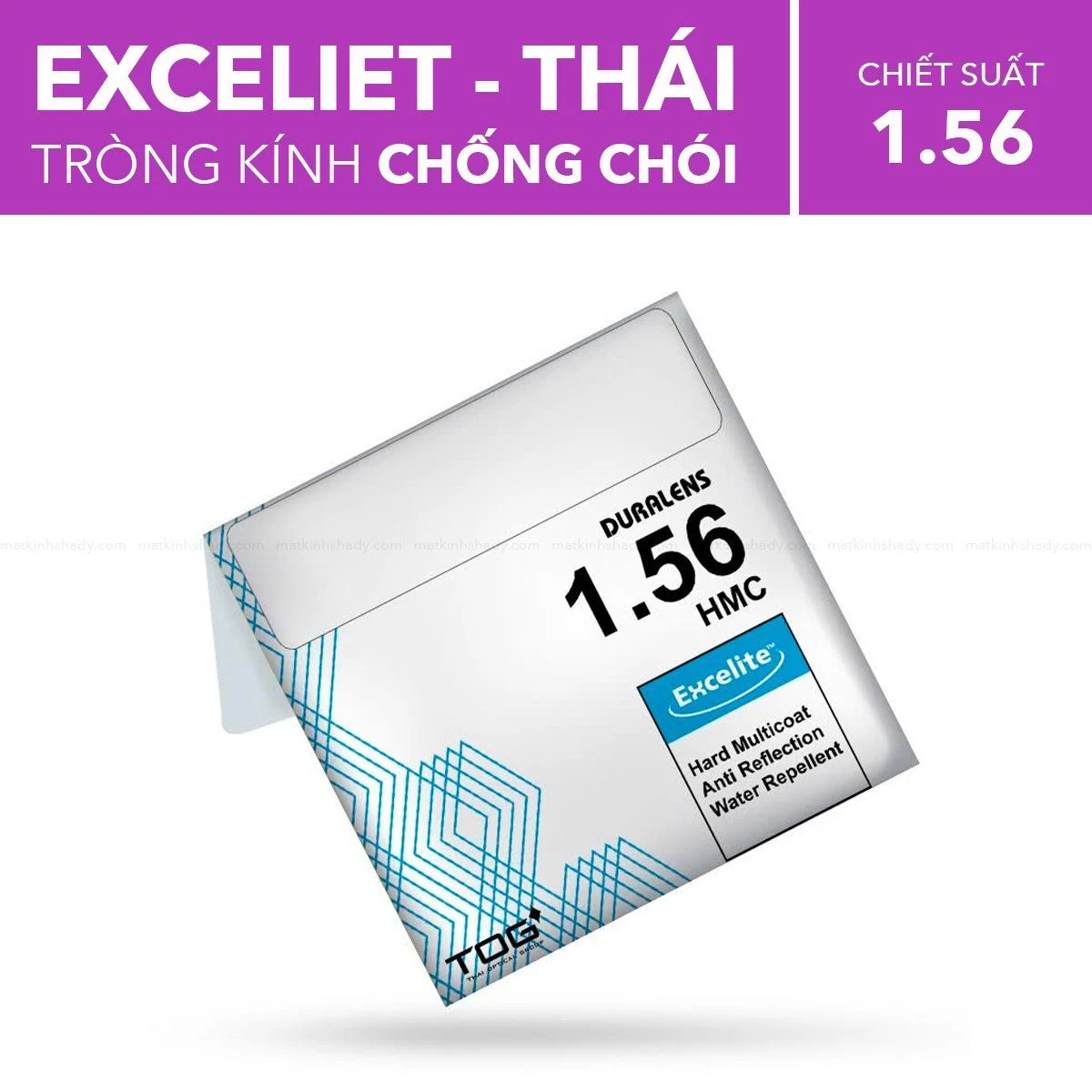 Tròng Kính Chống Chói Excelite 1.56